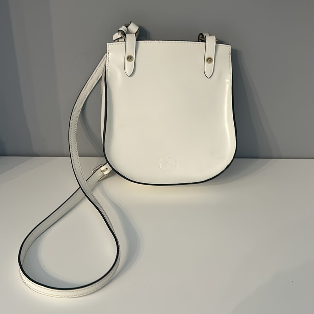 Dooney & Bourke Alto Collection “Happy” Crossbody Saddle Bag - Picture 2 of 5